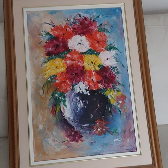 Oil painting by R Viard. Rare find - Picture 1 of 5